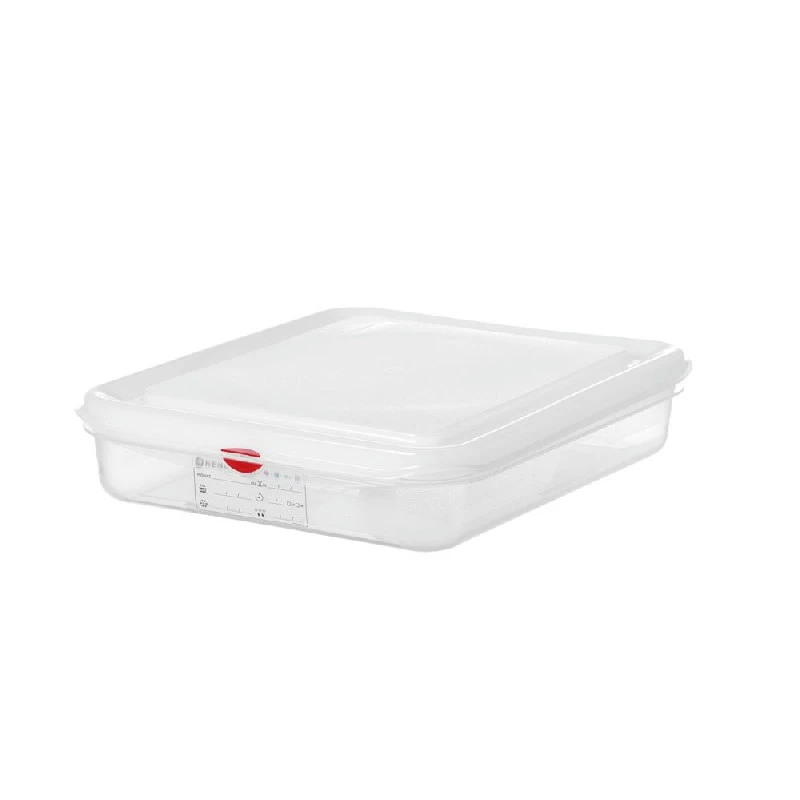 Hendi GN 1/2 Kantin Polypropen Plast Klar 65 mm 873250 by Hendi color Svart