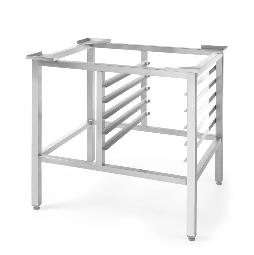 Hendi Stativ till Konvektionsugn med Gejdrar 4x GN 2/3 224823 by Hendi color Svart