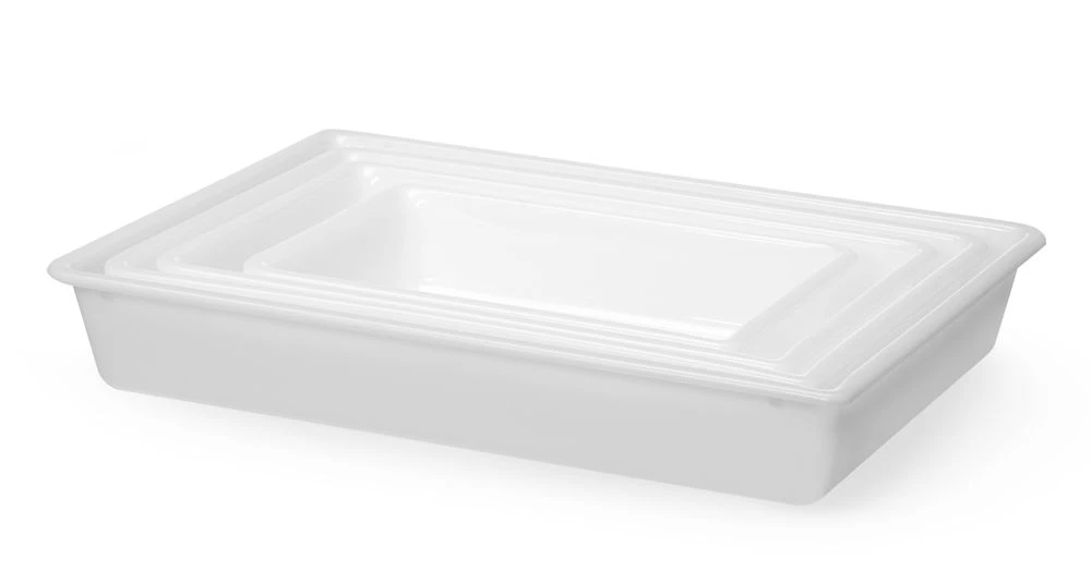 Hendi Prepbricka för Servering Vit Plast 873441 by Hendi color Svart