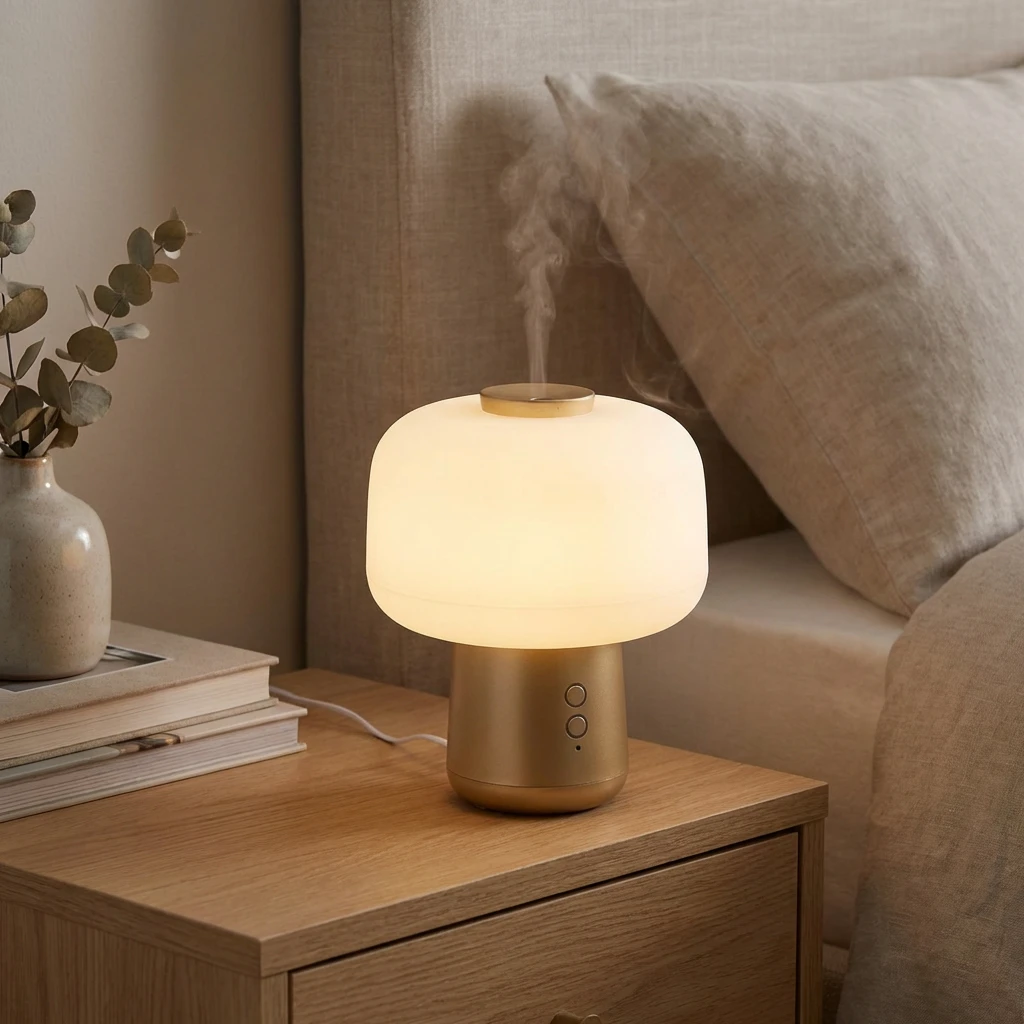 Elektrisk Doftspridare och Diffuser Lampa Set MC5801800  color Svart