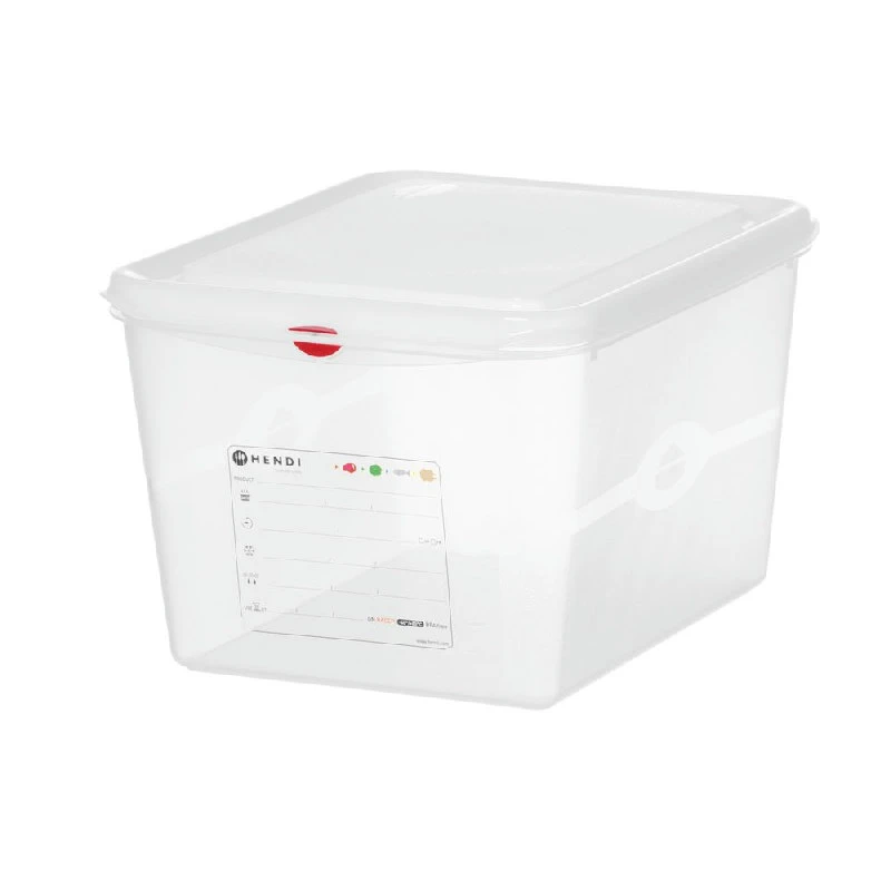 Hendi GN 1/2 Kantin Polypropen 12,5 L 873281 by Hendi color Svart