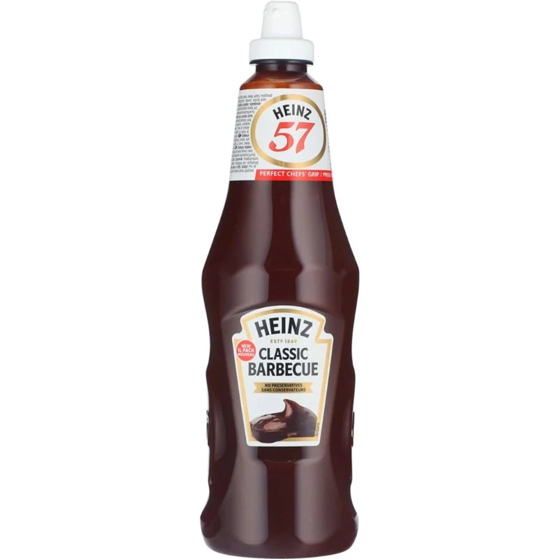 Heinz BBQ-sås 1L 384103 by HEINZ color Svart