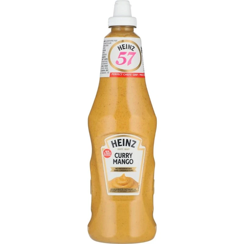 Heinz Curry & Mangosås 1L 384106 by HEINZ color Svart