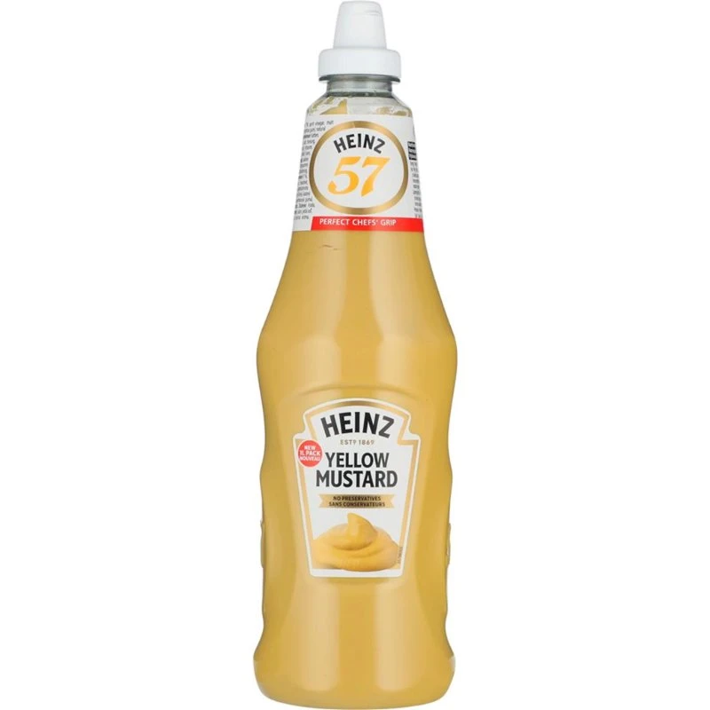Heinz Mild Senap Yellow Mustard 1L 384104 by HEINZ color Svart