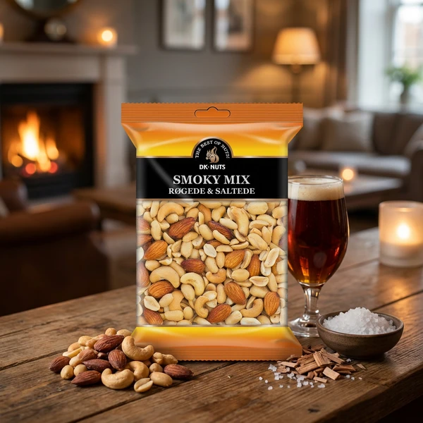 Dknuts Smoky Mix Rökta & Saltade Nötter 0,3 kg 109D by DK-NUTS color Svart