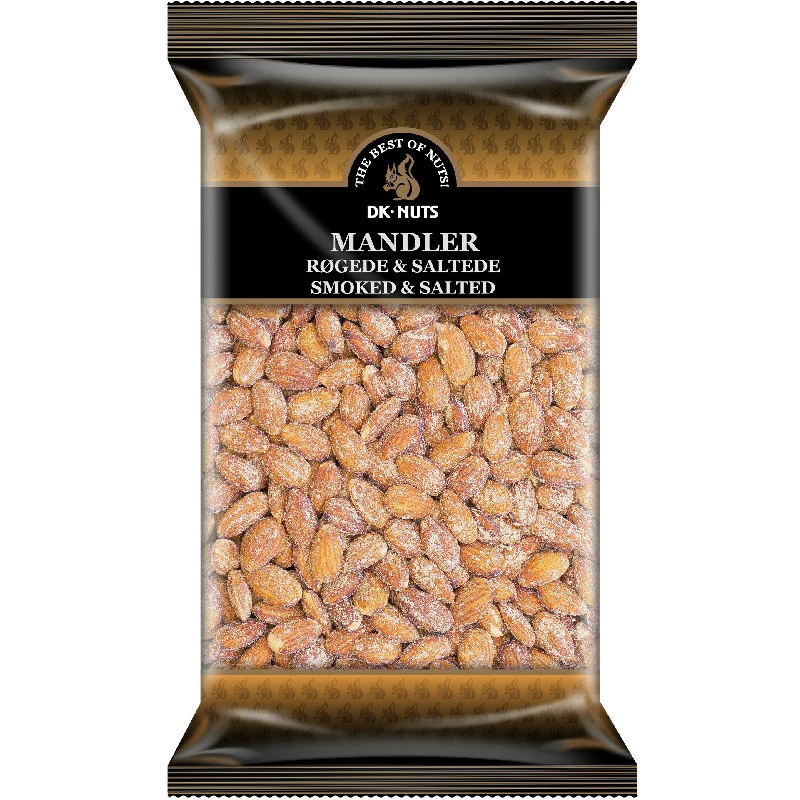 Mandlar Lyx (Rökta & Saltade) 1 kg 144C by DK-NUTS color Svart