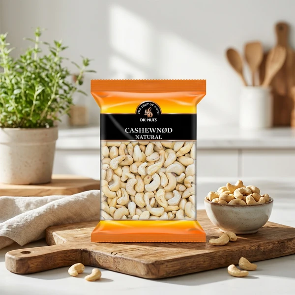 Dknuts Cashewnötter Lyx Naturell 0,25 kg 111D by DK-NUTS color Svart