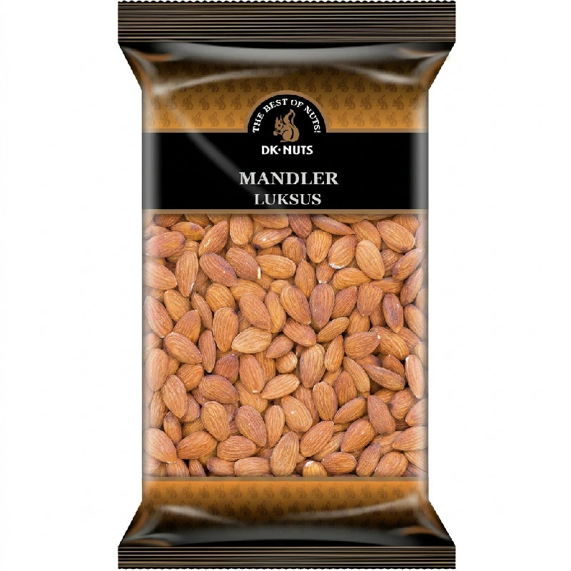 Mandlar Lyx (Nonpareil) 1 kg 141C by DK-NUTS color Svart