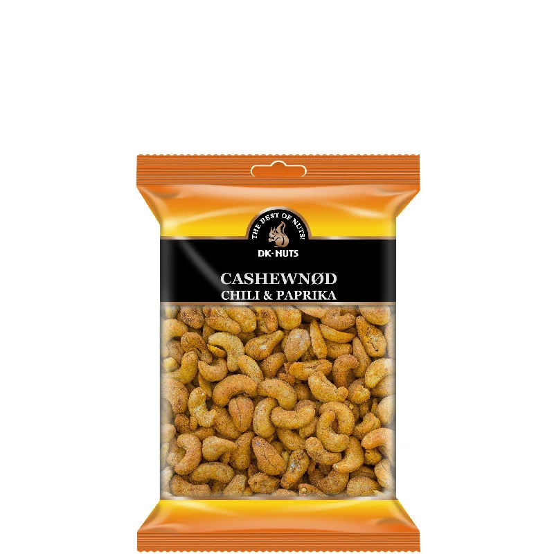 Dknuts Cashewnötter Chili & Paprika 0,25 kg 113D by DK-NUTS color Svart