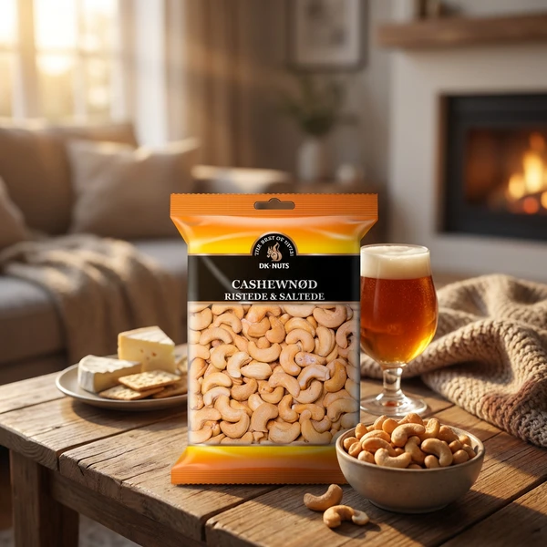 Dknuts Cashewnötter Lyx Rostade & Saltade 0,25 kg 112D by DK-NUTS color Svart