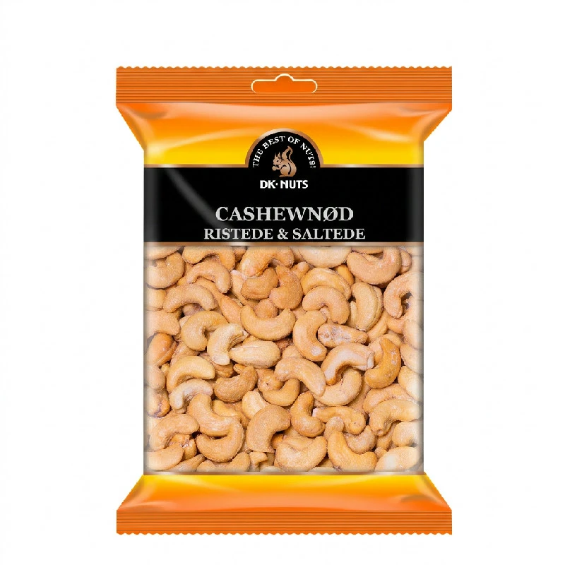 Dknuts Cashewnötter Lyx Rostade & Saltade 0,25 kg 112D by DK-NUTS color Svart