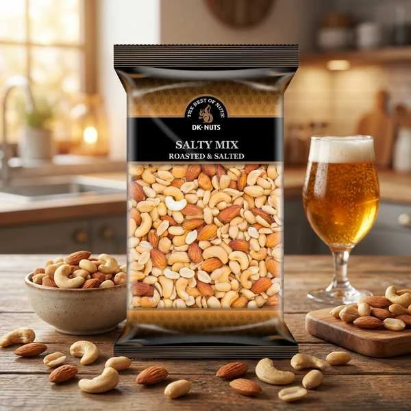 Dknuts Salty Mix Rostade & Saltade Nötter 1 kg 104C by DK-NUTS color Svart