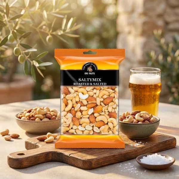 Dknuts Salty Mix Rostade & Saltade Nötter 0,325 kg 104D by DK-NUTS color Svart