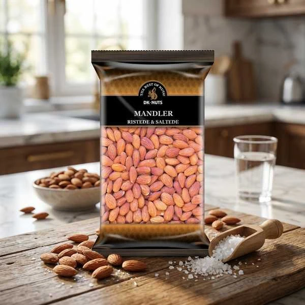 Lyxmandlar (Rostade & Saltade) 1 kg 142C by DK-NUTS color Svart
