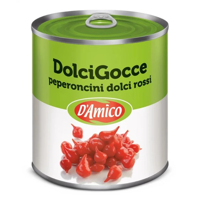 Ponte Sisto Sweet Drops Röda Minipaprikor 800g 18365 by Ponte Sisto color Svart