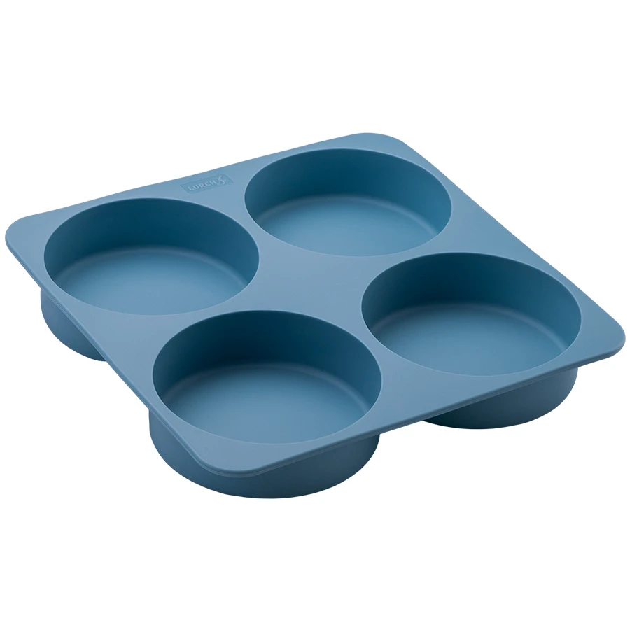 Lurch Flexistarter Bakform för Hamburgerbröd 4 st Blå LU84001 by LURch color Svart