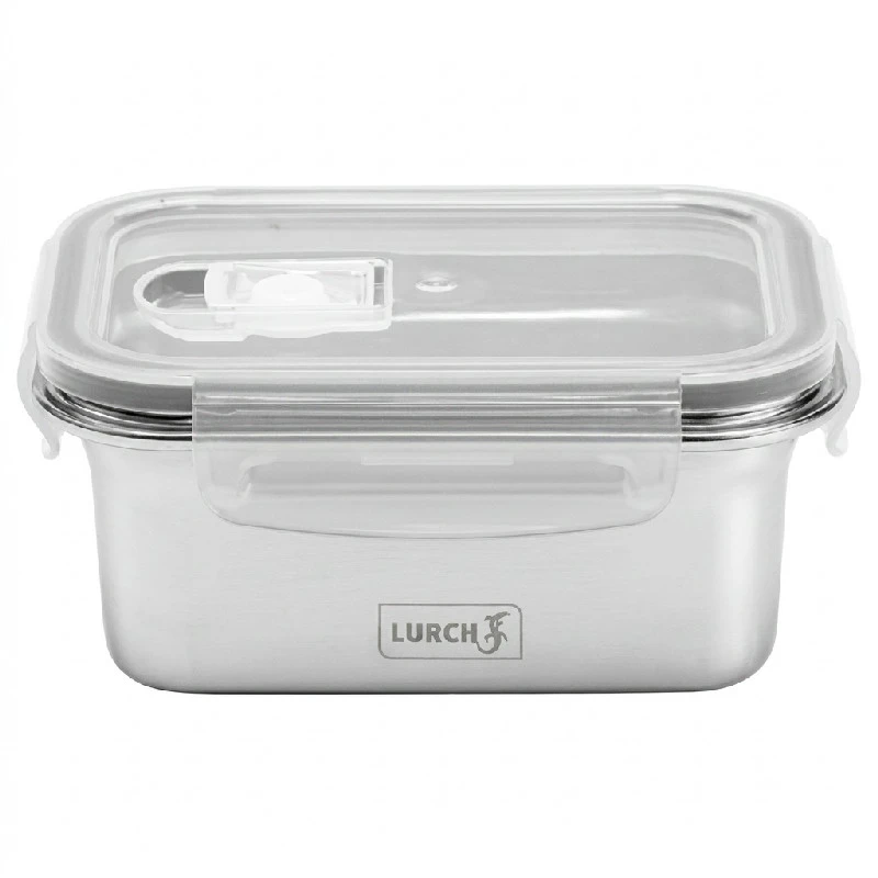 Lurch Lunchbox Safety Matlåda Rostfritt Stål 500ml LU240890 by LURch color Svart