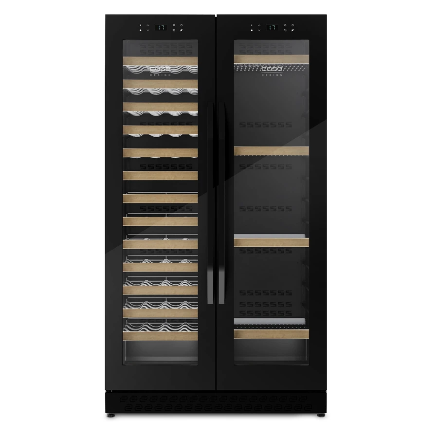 Caso WineChef Duo 122 Vinkyl 2 Zoner 1625mm CS674 by CASO color Svart