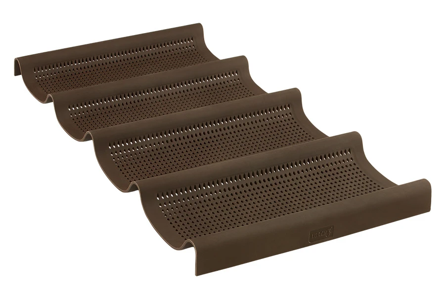 Lurch Flexiform silikonform till 4 minibaguetter brun LU85089 by LURch color Svart