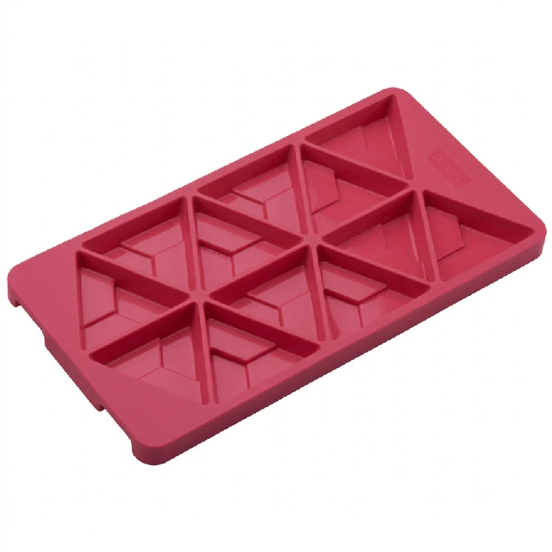 Lurch Chokladform Large Silikon Röd 12x23,5cm LU83094 by LURch color Svart