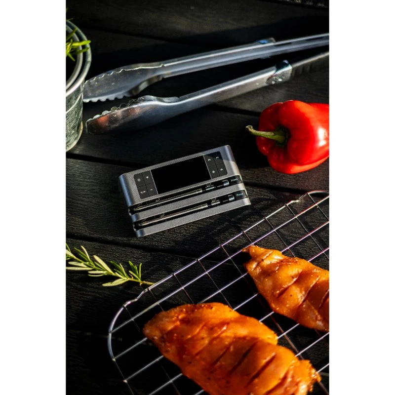 Hâws Trådlös Stektermometer till Grill med 2 Givare 30-HBWMTP2  color Svart