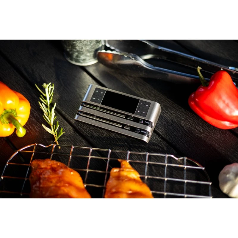 Hâws Trådlös Stektermometer till Grill med 2 Givare 30-HBWMTP2  color Svart