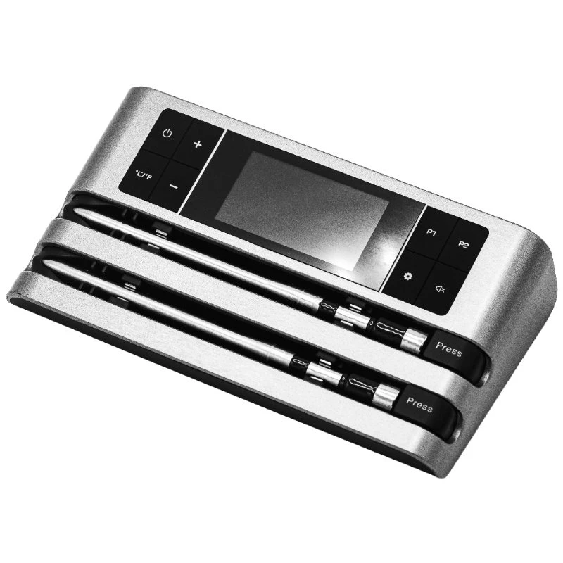 Hâws Trådlös Stektermometer till Grill med 2 Givare 30-HBWMTP2  color Svart