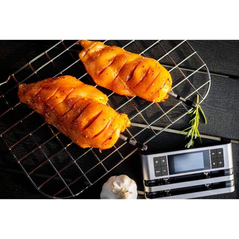Hâws Trådlös Stektermometer till Grill med 2 Givare 30-HBWMTP2  color Svart