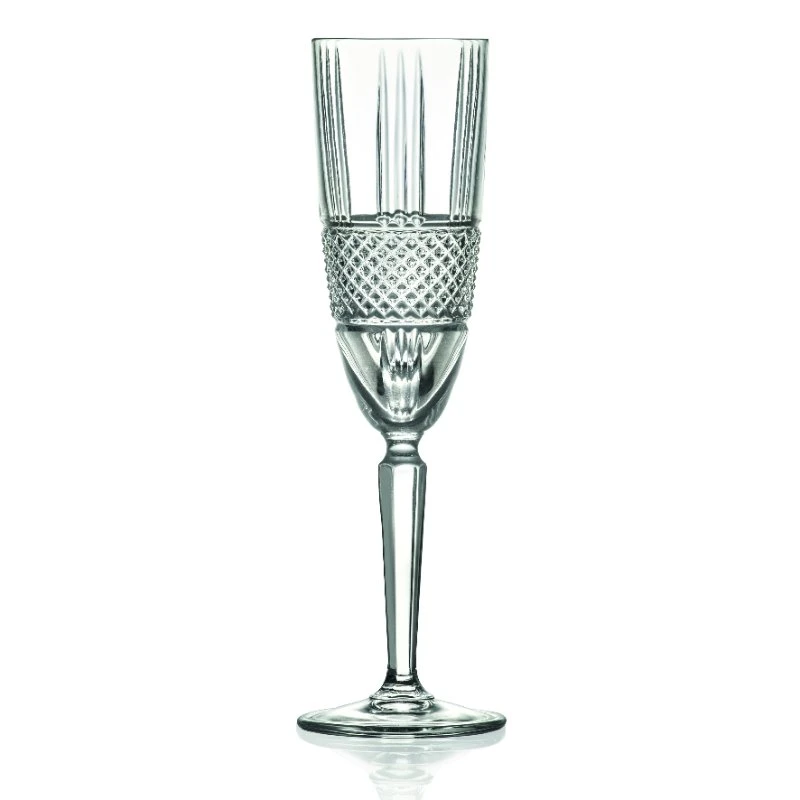 RCR BRILLANTE Champagneflute 19 cl 6 st 26968020406  color Svart