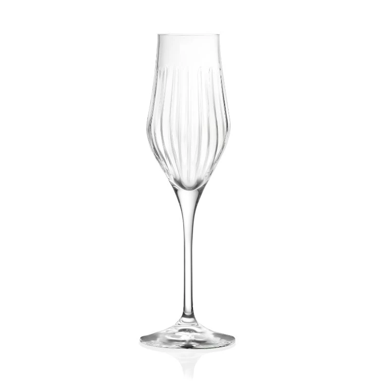 RCR TIMELESS Champagneflöjt 23 cl 6 st 28283020006  color Svart