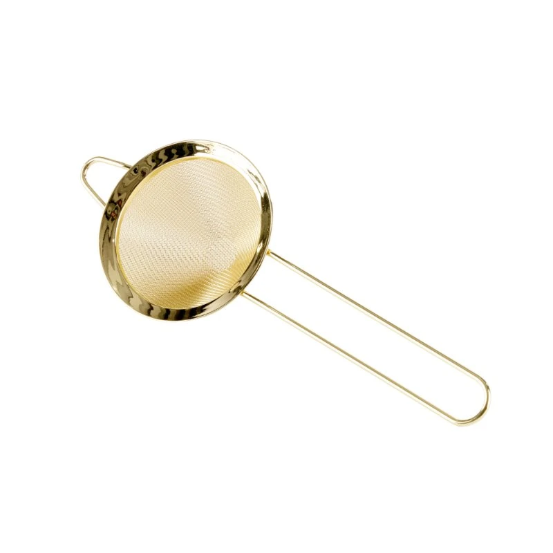 Finmaskig Strainer Guld - 8 cm FM0001G  color Svart