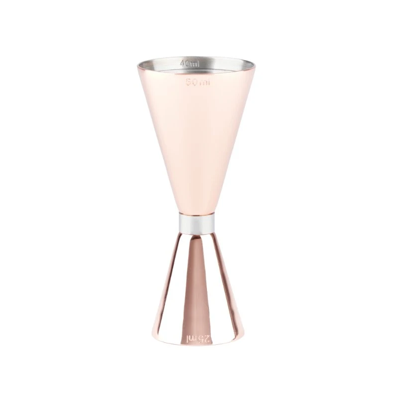 Slim Jigger 25/50ml Koppar med band JG0066C  color Svart