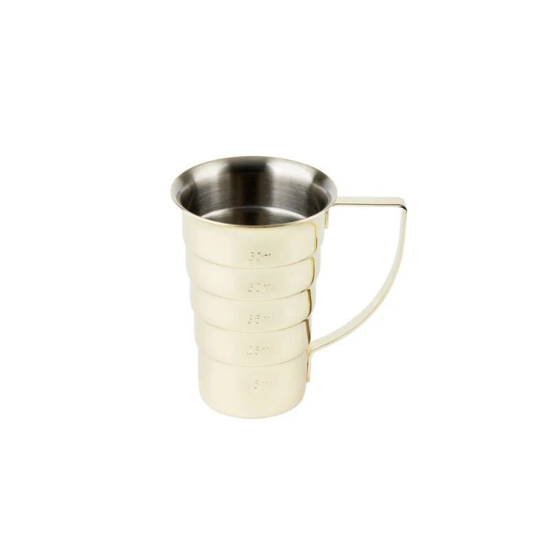 Jigger 6 cl guldfinish JG0082G  color Svart