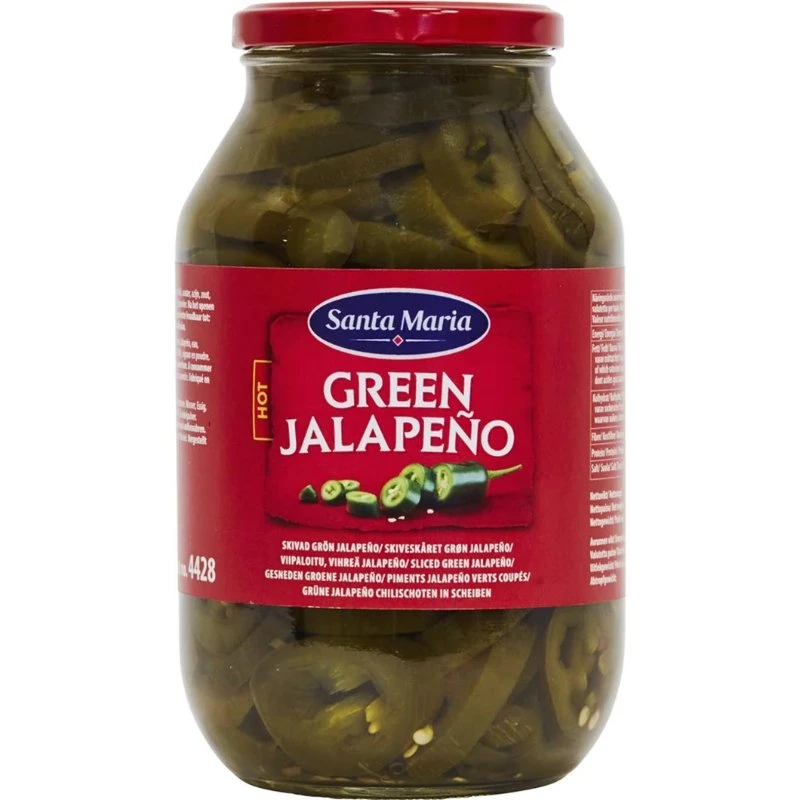 Jalapenos Grön Skivad 23046 by SANTA M color Svart