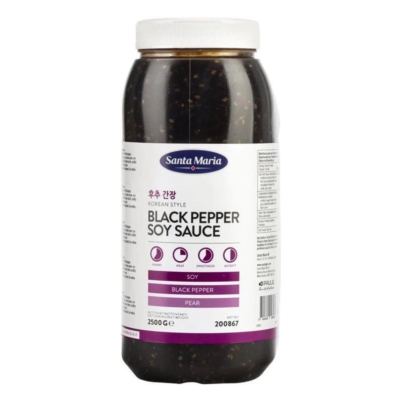 Sojasås m/Peppar Korean 363472 by SANTA M color Svart