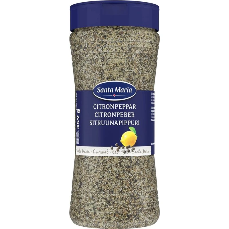 Krydda Citronpeppar Ströglas 284825 by SANTA M color Svart