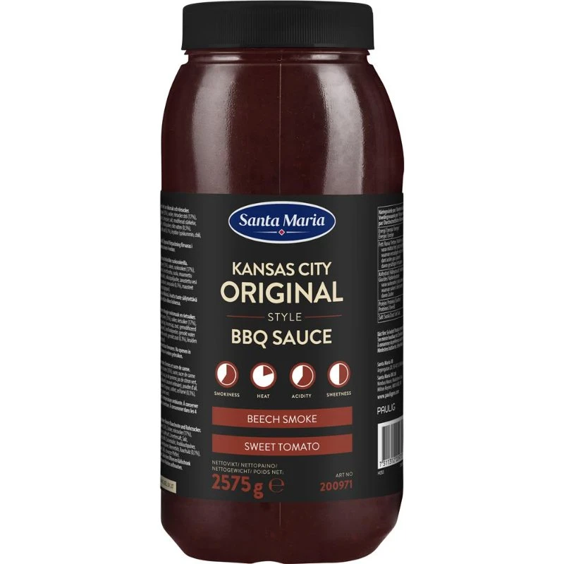 Barbecuesås Kansas City BBQ 380595 by SANTA M color Svart
