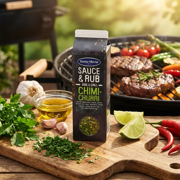 Barbecuesås/RubMix Chimichurri 291771 by SANTA M color Svart