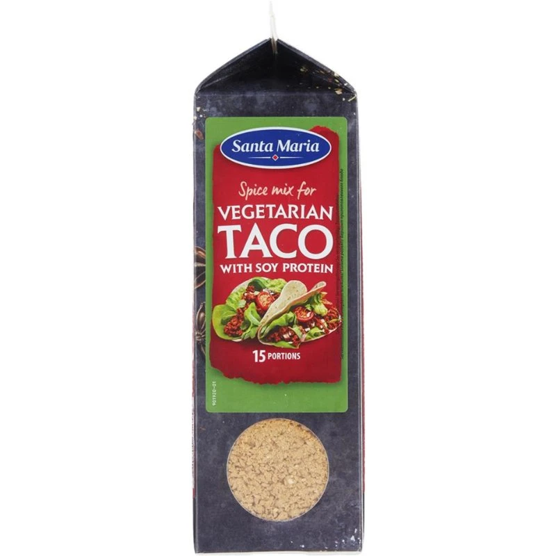 Kryddmix Taco Vegetarisk 269014 by SANTA M color Svart