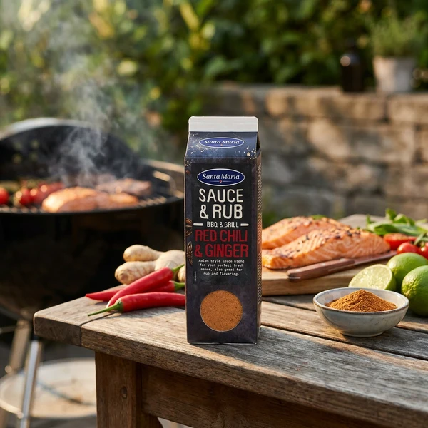 Santa Maria Red Chili & Ginger BBQ Rub 359906 by SANTA M color Svart