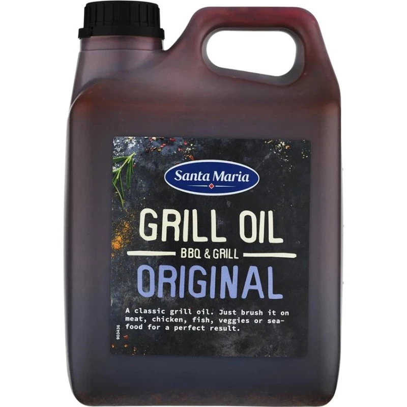Grillolja AllRound 2,5 Liter 36998 by SANTA M color Svart