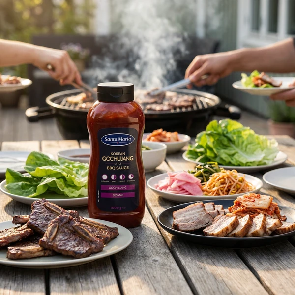 Barbecuesås Korean Style 291768 by SANTA M color Svart