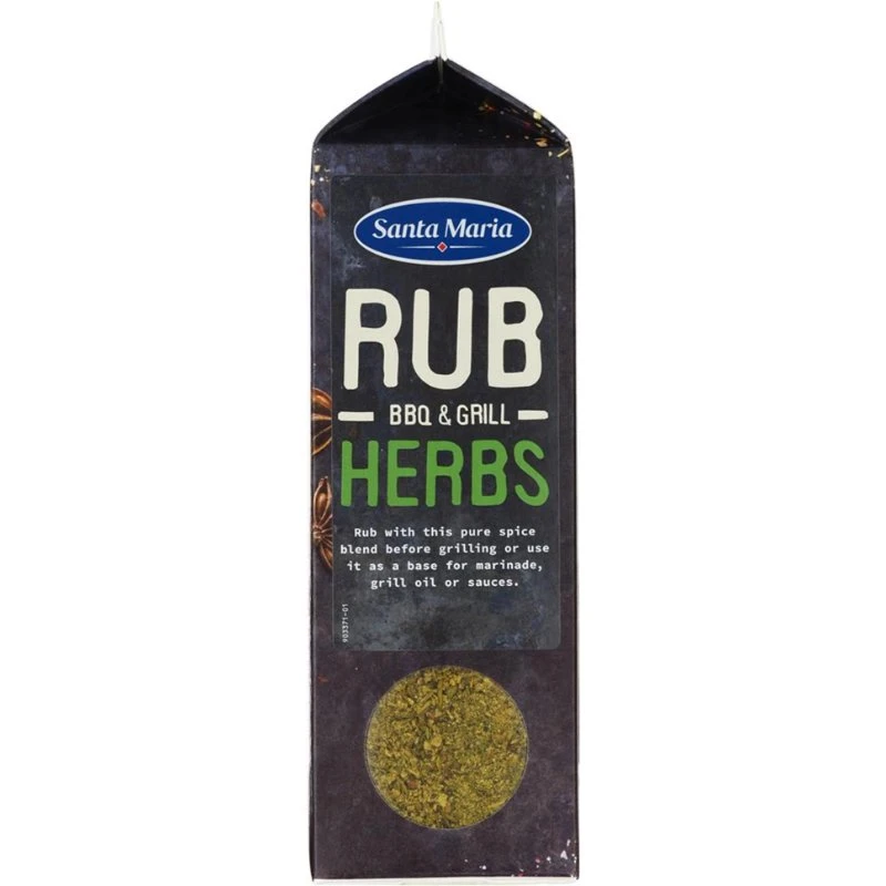 Krydda DryMarinade/Rub Örter 269040 by SANTA M color Svart