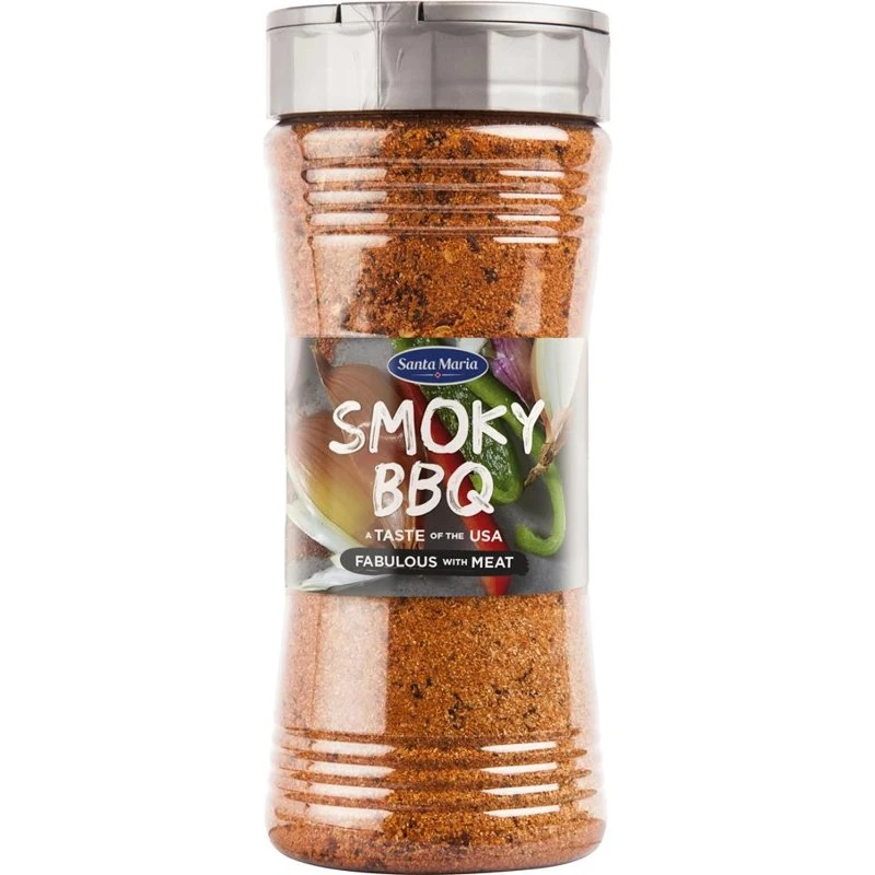 Kryddblandning Barbecue Smoky 300 G 225801 by SANTA M color Svart