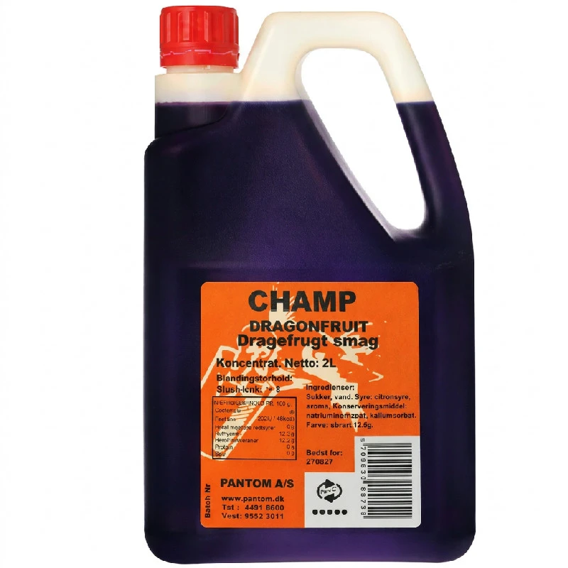 Champ SlushIce Drakfrukt 2L 2272  color Svart