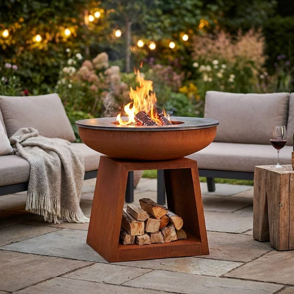 Grill i cortenstål 3165142 by COSY & TRENDY color Svart