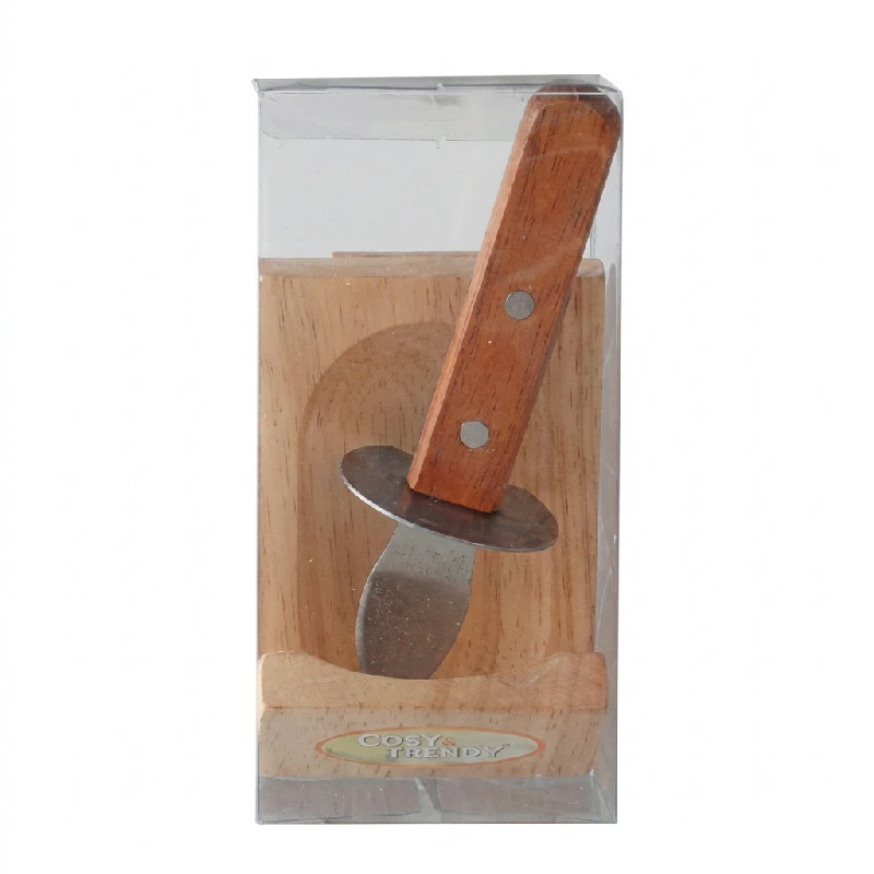 Ostronkniv med Trähållare 8,3 cm G103E0155 by COSY & TRENDY color Svart