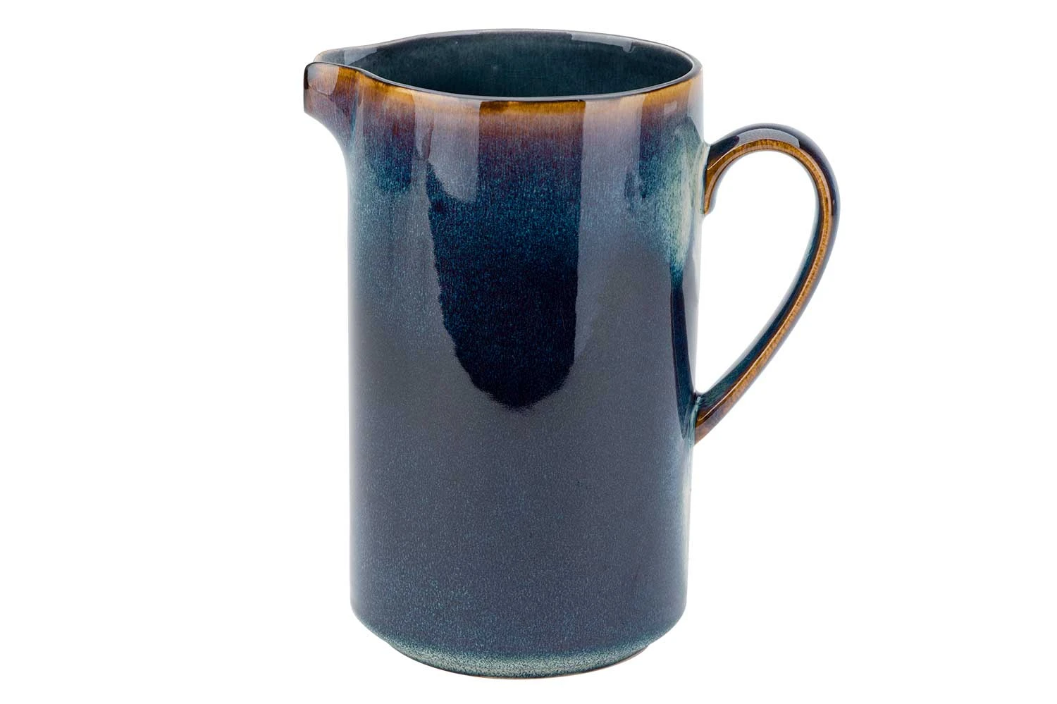 Kanna i blått porslin 1,4 L - H19,5 cm 2936195 by COSY & TRENDY color Svart