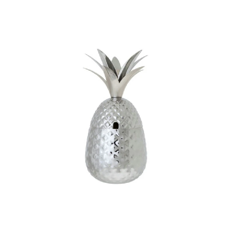 BarLife 2026 Ananas Cocktailmugg Silver 800 ml 1002043Z by COSY & TRENDY color Svart