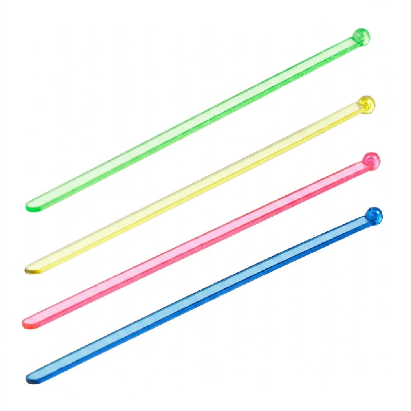 Drinkpinnar Plast Assorterade 16,5cm 20 st HNC0191B by COSY & TRENDY color Svart